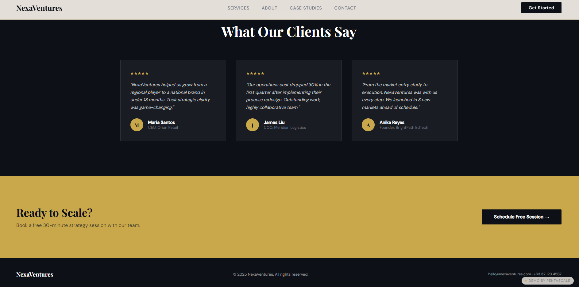 Small Business Site